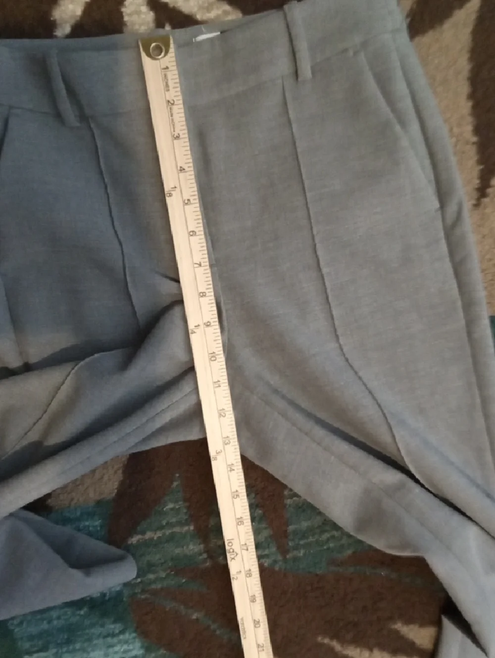 J. Crew Career Viscose Blend Straight Leg Trousers Carreman Designed In Paris 4